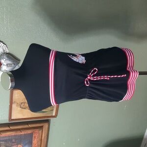 Hello Kitty Black and Red Women's Top